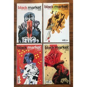 BLACK MARKET, FULL RUN OF 4, HIGH GRADE, BOOM 2014